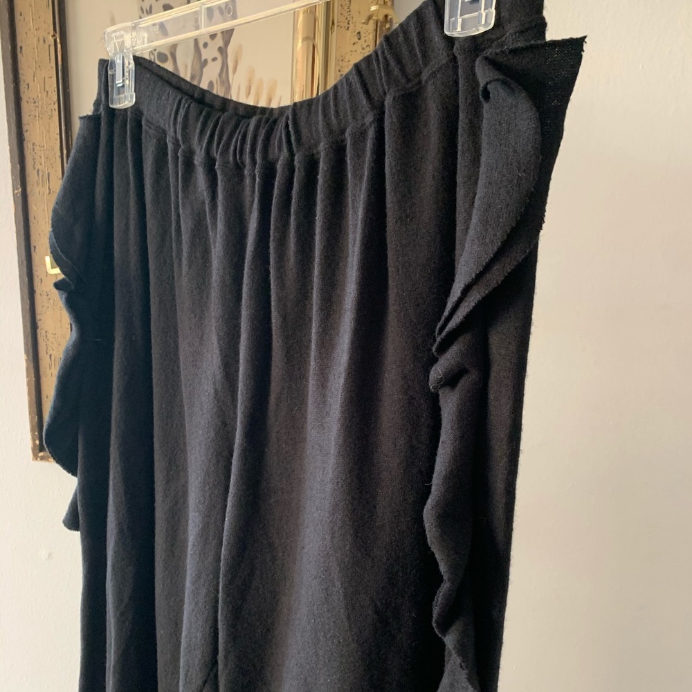 Comme des Garçons Black Wool Cropped Lounge Pants